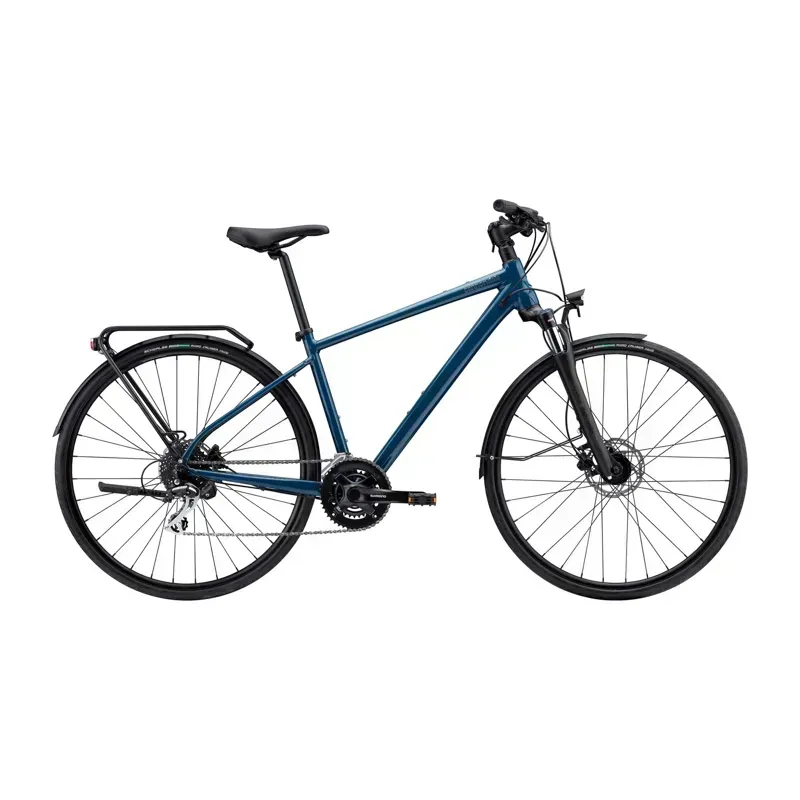 Cannondale Quick CX EQ Hybrid Bike in Black/Blue