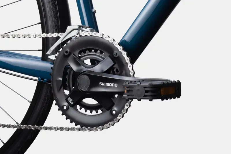 Cannondale Quick CX EQ Hybrid Bike in Black/Blue-10