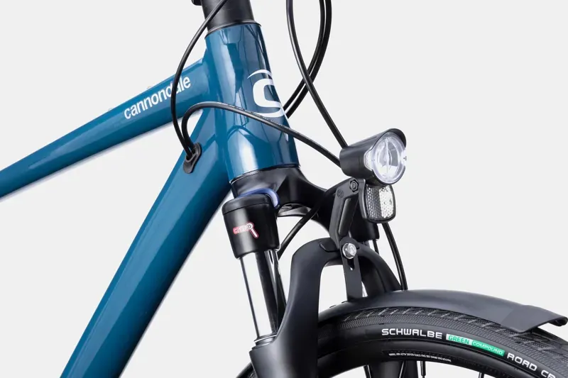 Cannondale Quick CX EQ Hybrid Bike in Black/Blue-3