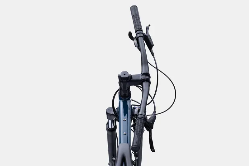 Cannondale Quick CX EQ Hybrid Bike in Black/Blue-5