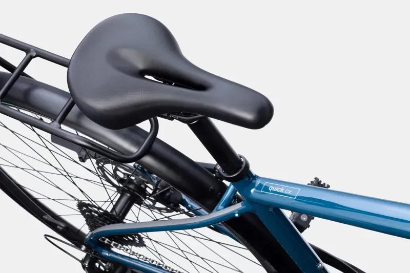Cannondale Quick CX EQ Hybrid Bike in Black/Blue-7