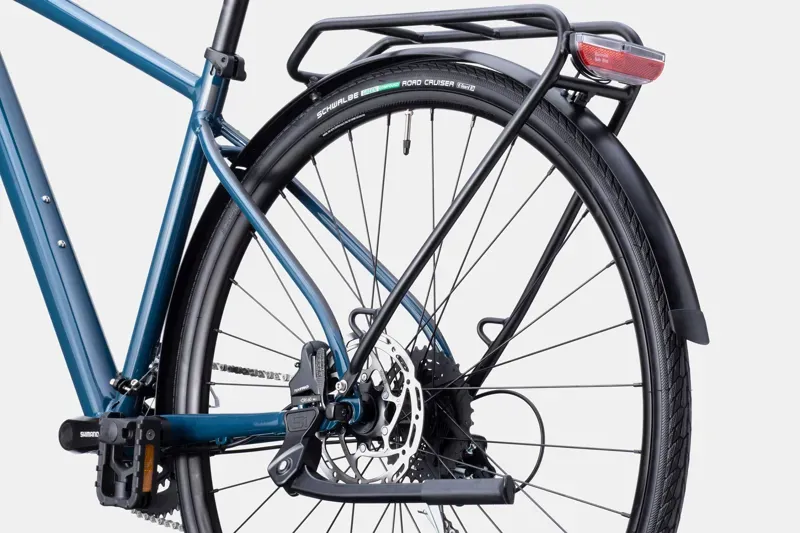 Cannondale Quick CX EQ Hybrid Bike in Black/Blue-8