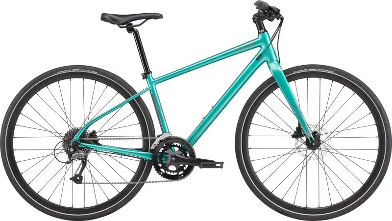 Cannondale Women's Quick 3 Hybrid Bike in Turquoise-2