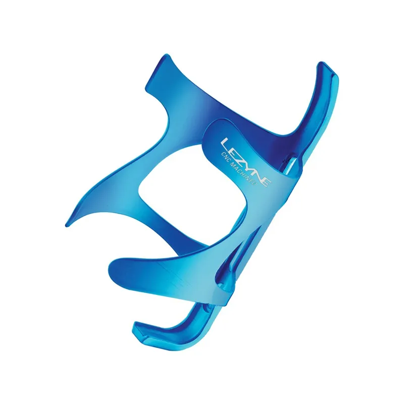 Lezyne Alloy Bottle Cage in Blue
