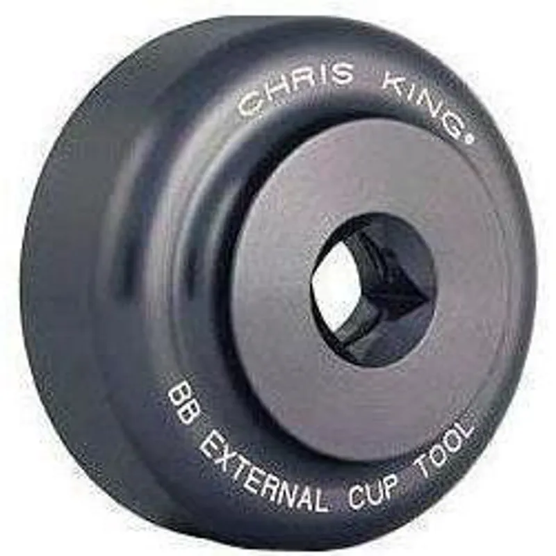 Chris King Threadfit 24 Bottom Bracket External Cup Installation Tool in Black