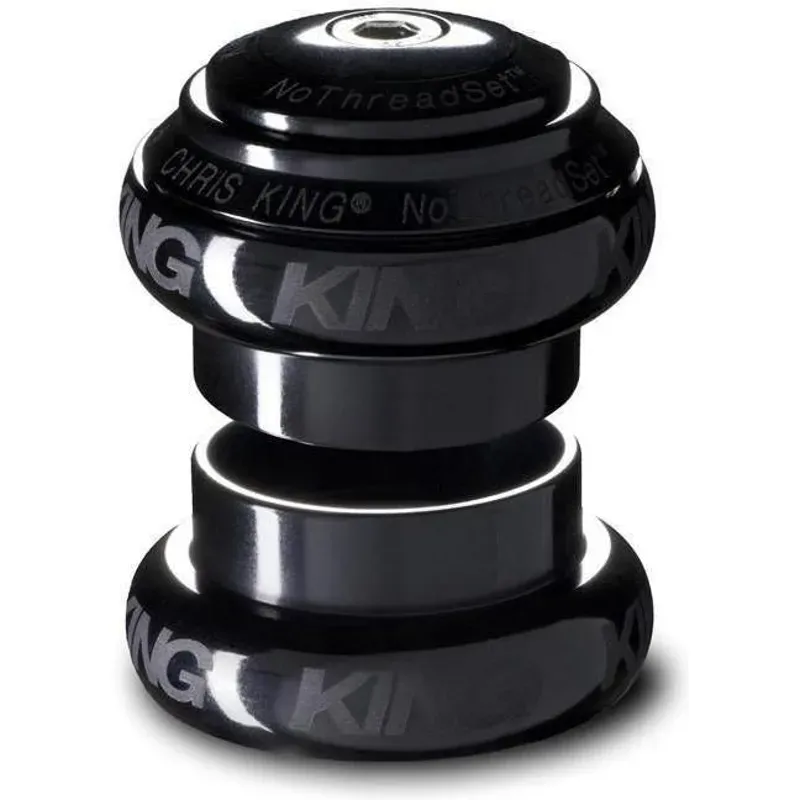 Chris King Devolution 1-1/2  1-1/8 Inch NoThreadSet SV Headset in Black