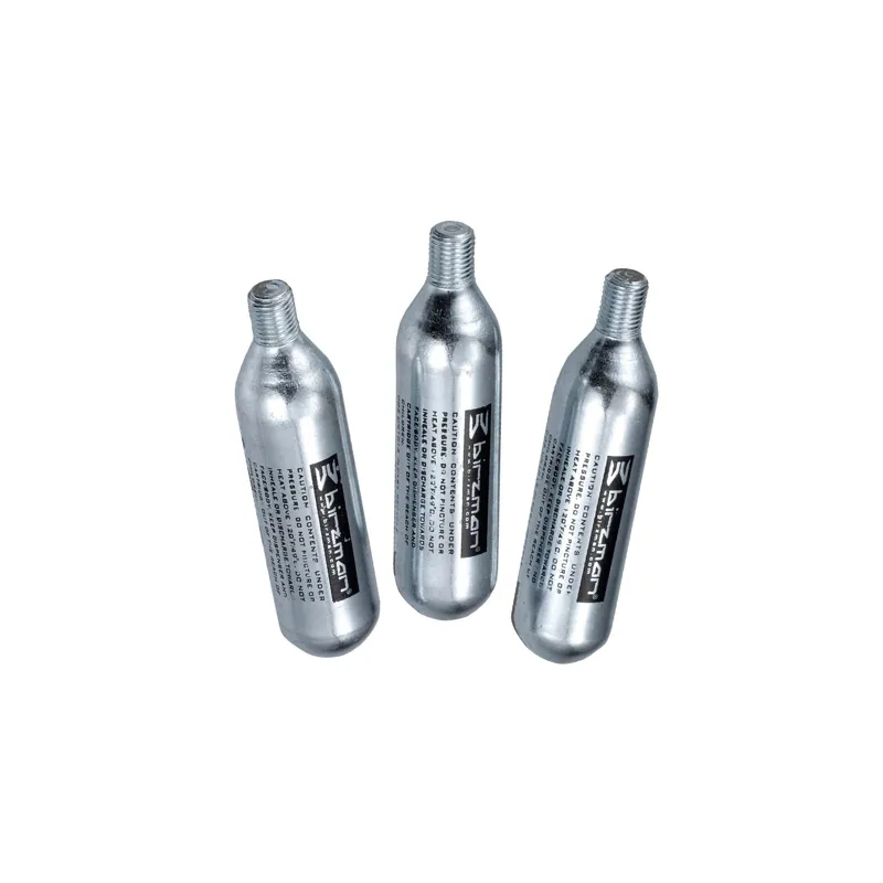 Birzman CO2 Threaded Cartridge Set in Silver