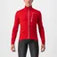 Castelli Go Mens Jacket in Red/Silver Grey