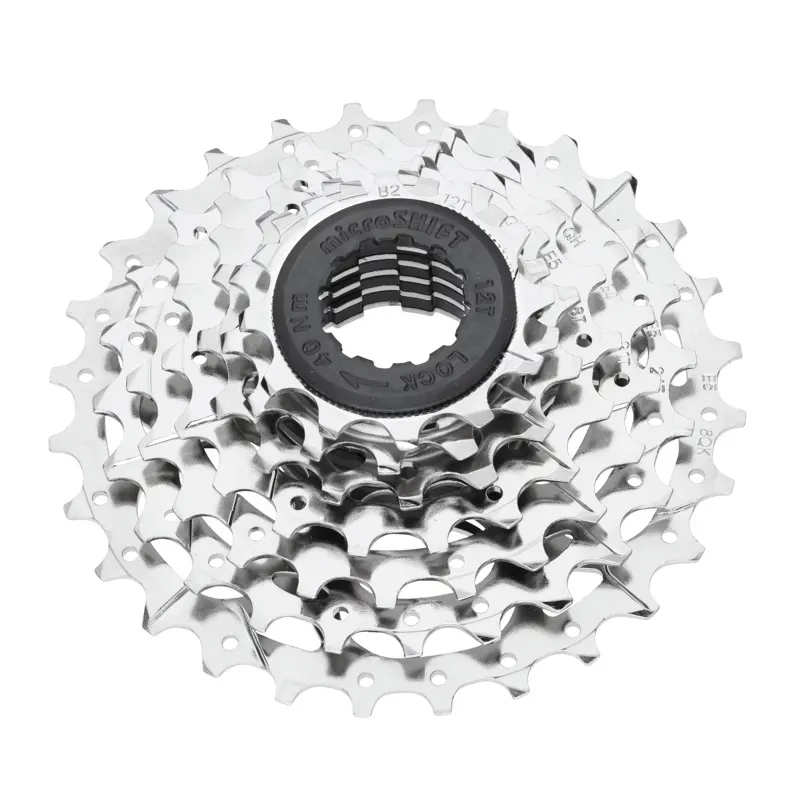 microSHIFT H-Series 7 Speed 12-28 Cassette in Silver