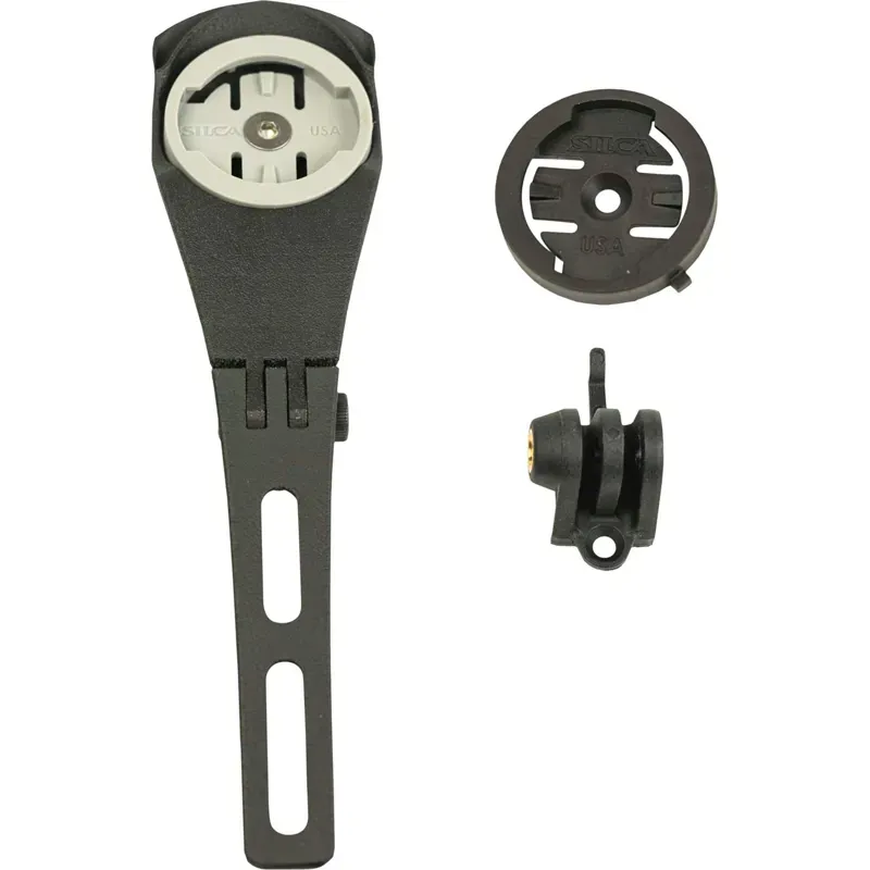 Silca Chisela 3D Printed Titanium Computer Mount in Black-3