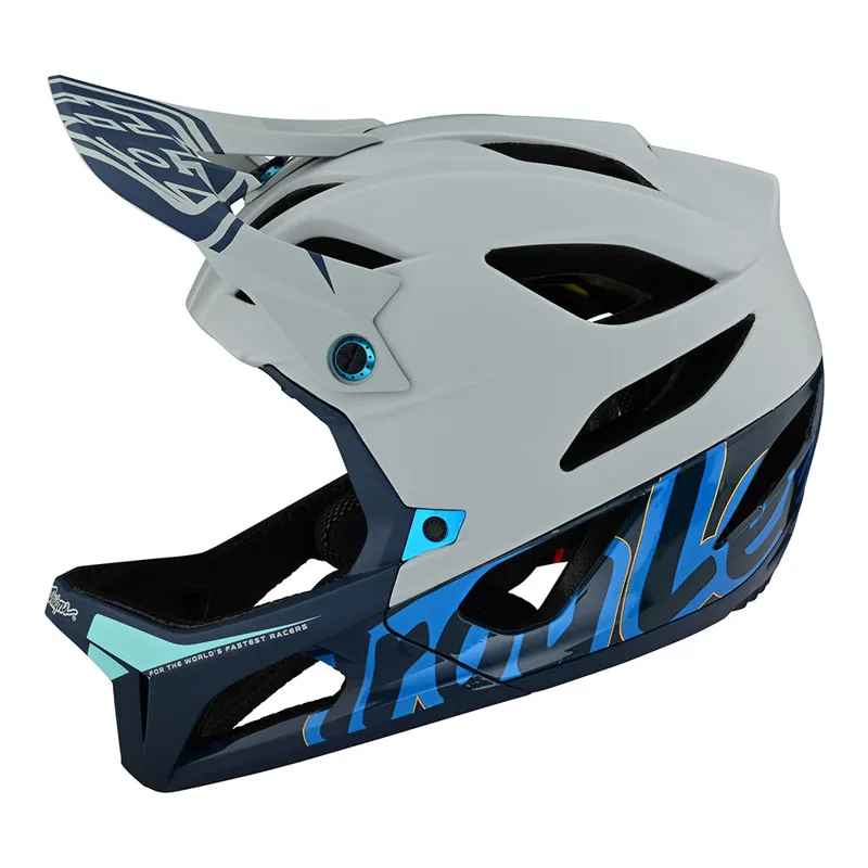 Troy Lee Designs Stage MIPS Helmet in Signature - Blue
