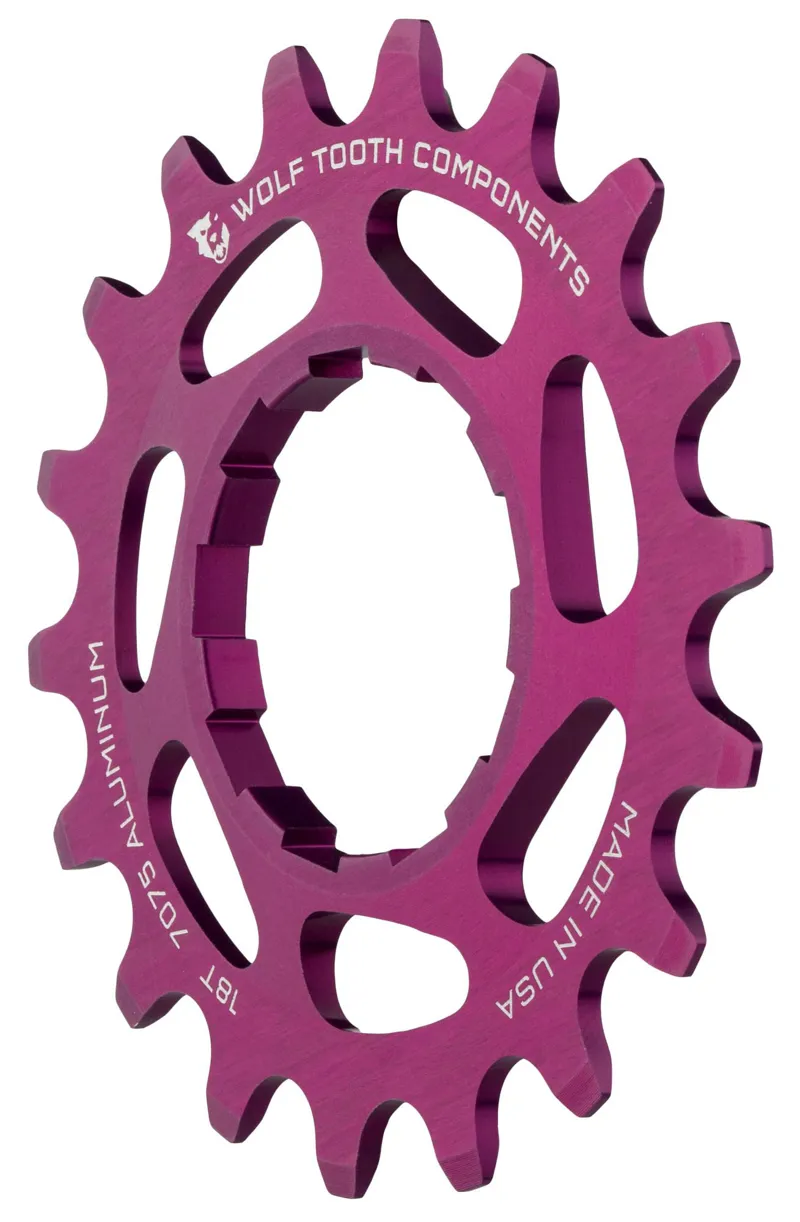 Wolf Tooth Aluminium Single Speed Cog in Purple 