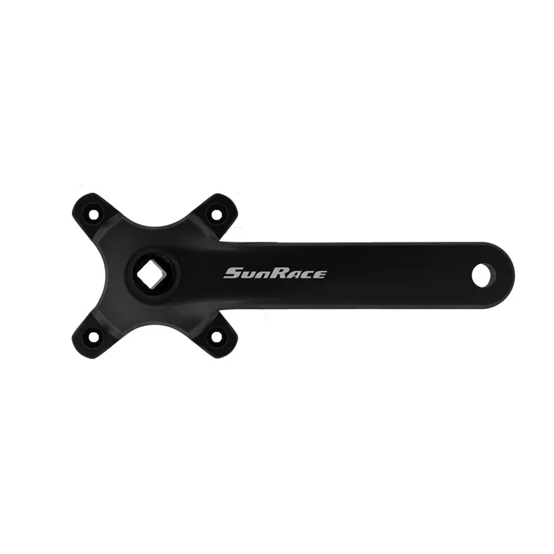 Sunrace FCM800 175mm Single Ring Crank in Black