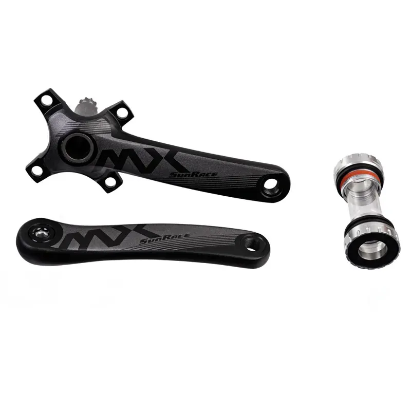 Sunrace MX00 Single Ring Crank 175mm in Black-1