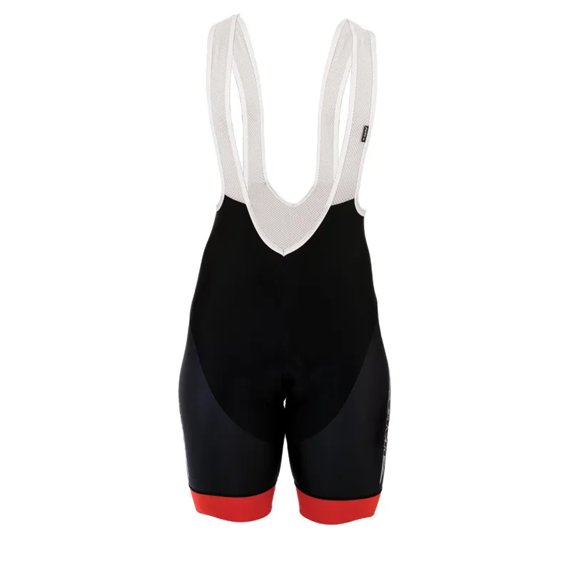 Halo Bib Shorts in Black