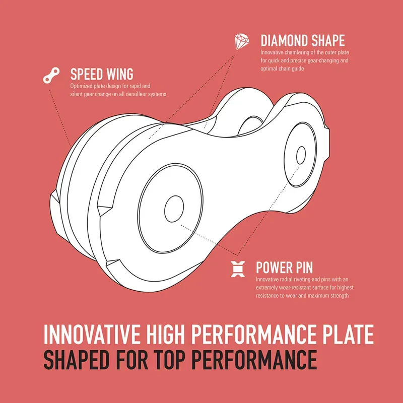 8SE Bicycle Chain Nickel 8sp-2