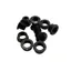 ID Alloy Single 8.5mm Aluminium Chainring Bolts in Anodized Black