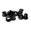 ID Alloy Double 8.5mm Aluminium Chainring Bolts in Anodized Black