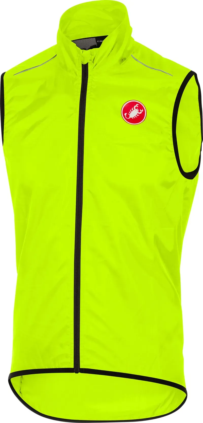 Castelli Squadra Mens Vest in Yellow