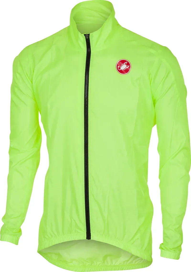 Castelli Squadra ER Mens Jacket in Yellow