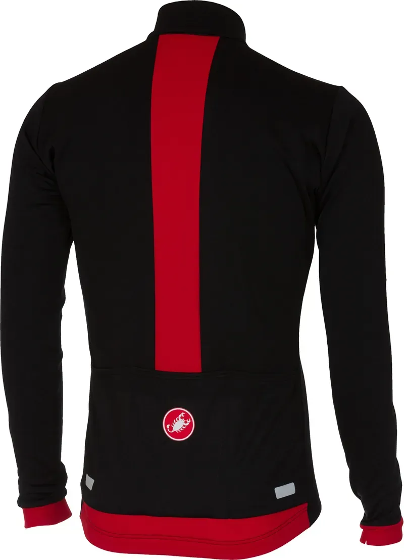 Castelli Fondo Men's Jersey in Black/Red
