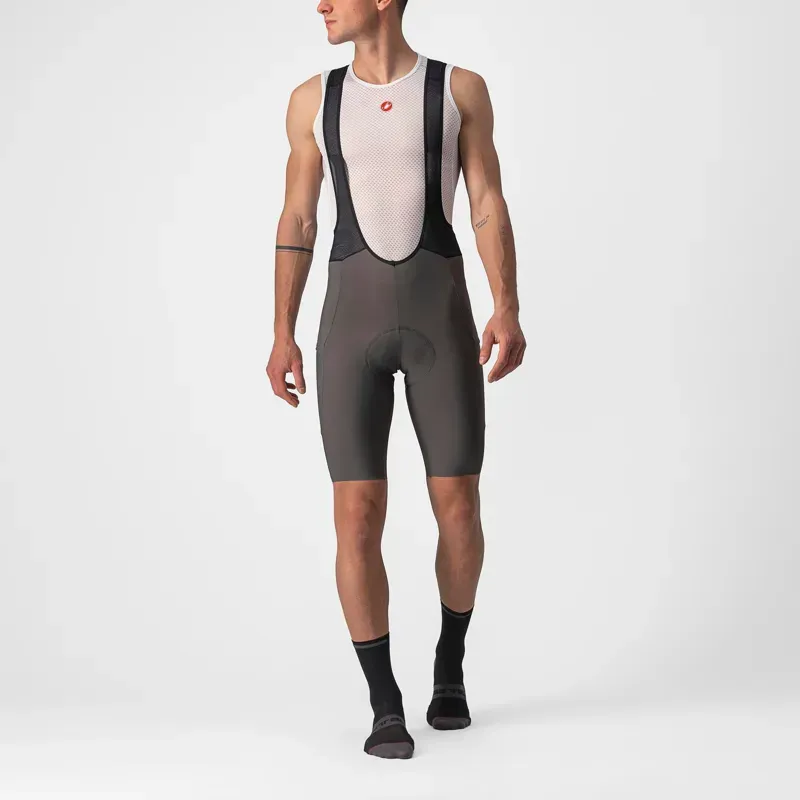Castelli Unlimited Bib Shorts in Grey