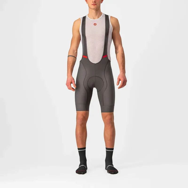 Castelli Competizione Bib Shorts in Green/Grey