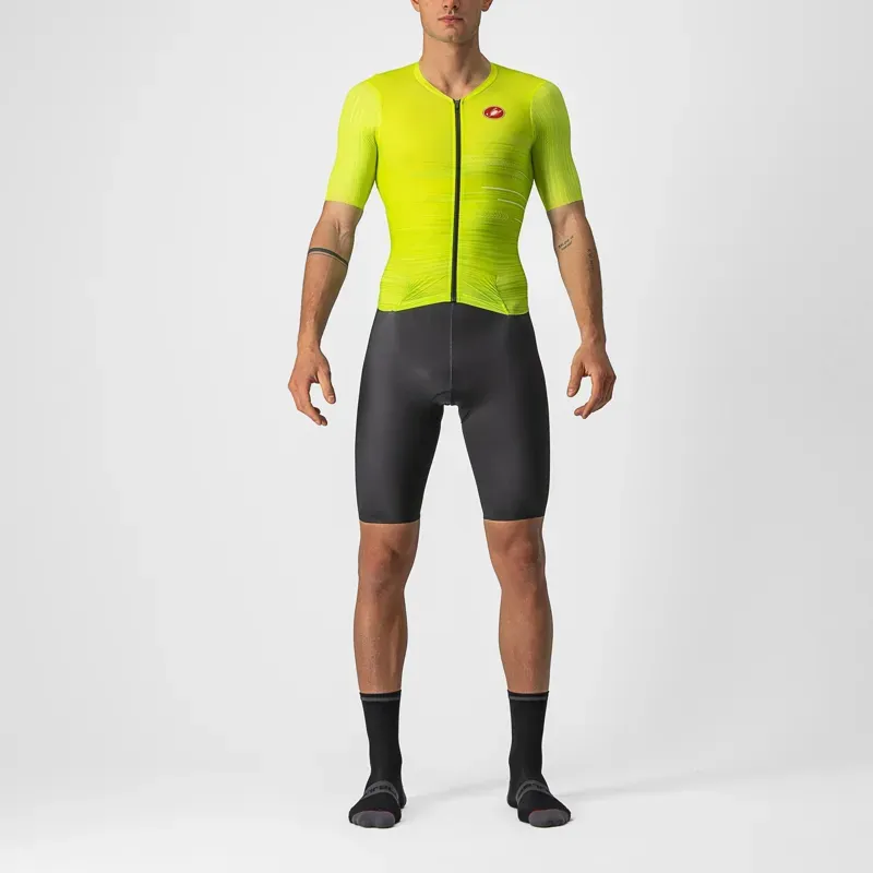 Castelli PR Speed Suit in Electric Lime