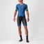 Castelli Free Sanremo 2 Suit Short Sleeve Suit in Blue/Electric Lime