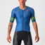 Castelli Free Speed 2 Race Top in Blue/Electric Lime