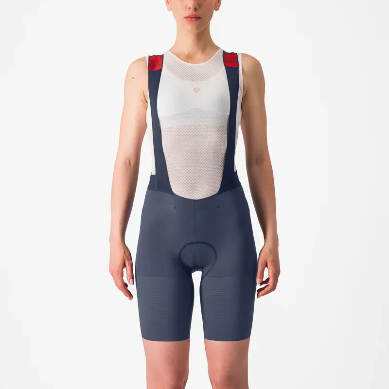 Castelli Premio Women's Bib Shorts in Twilight Blue/Steel Blue