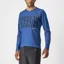 Castelli Trail Tech Longsleeve T-Shirt in Blue/Savile Blue/Silver