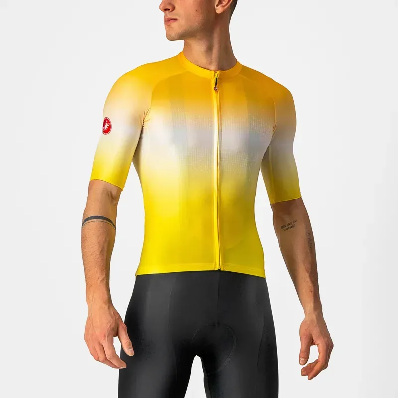 Castelli Aero Race 6.0 Jersey in Maize/Saffron