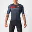 Castelli Climber's 3.0 Short Sleeve Jersey in Savile Blue/Red