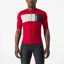 Castelli Prologo 7 Jersey in Red/Silver Grey/Black