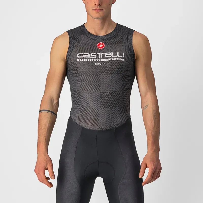 Castelli Pro Mesh Sleeveless Base Layer in Black