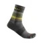 Castelli Scia 12 Socks in Saffron/Grey