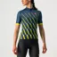 Castelli Pendio Women's Jersey in Moonlite Blue/Sulphur/White