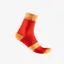 Castelli Velocissima 12 Women's Socks in Hibiscus/Soft Orange