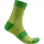 Castelli Velocissima 12 Women's Socks in Bright Lime
