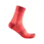 Castelli Velocissima 12 Women's Socks in Brilliant Pink/Coral Flash