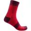 Castelli Velocissima 12 Women's Socks in Persian Red