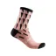 Castelli Pendio 12 Women's Socks in Pink/Black/White