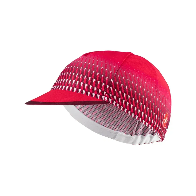 Castelli Climber's Women's Cap in Raspberry/White/Bordeaux