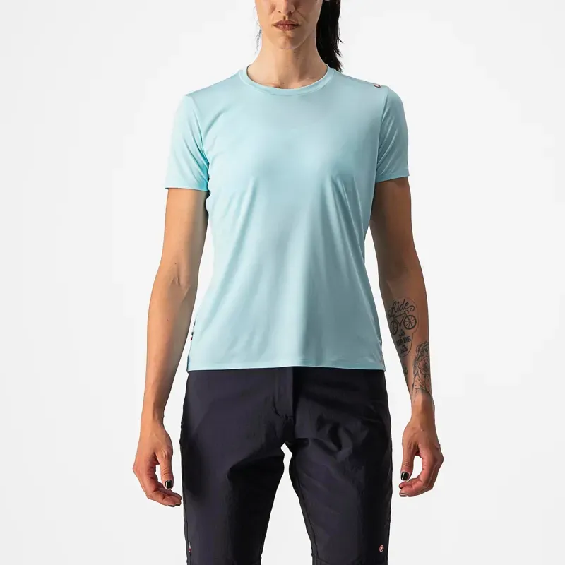 Castelli Tech 2 Women's T-Shirt in Acqua
