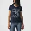 Castelli Bellagio Women's T-Shirt in Savile Blue/Sky