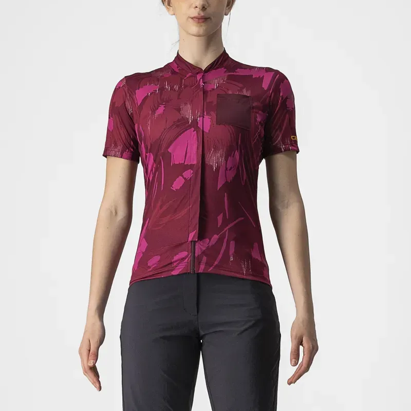 Castelli Unlimited Sentiero Women's Jersey in Barbaresco Red