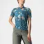 Castelli Unlimited Sentiero Women's Jersey in Teal/Coral Flash