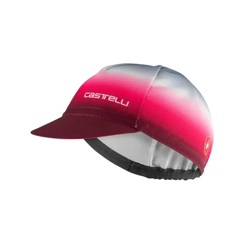 Castelli Dolce Women's Cap in Steel Blue/Bordeaux
