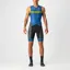 Castelli Free Sanremo 2 Sleeveless Suit in Blue/Electric Lime
